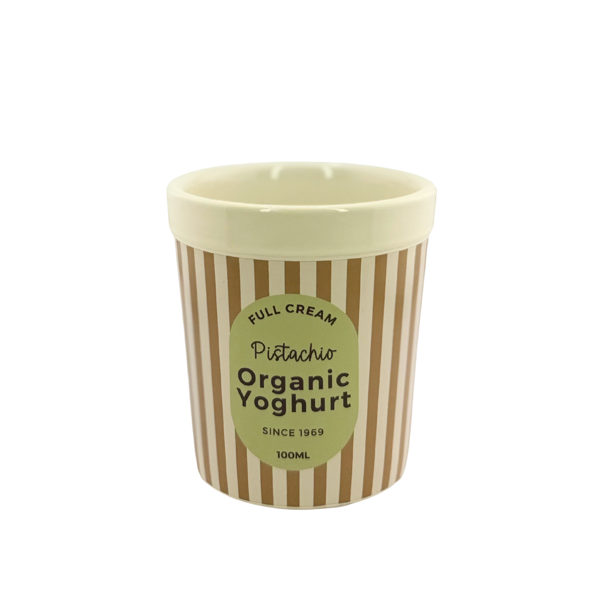 Blumentopf „Yoghurt Pistachio“ – kleine Auszeit für deine Pflanzen 🥛🌿