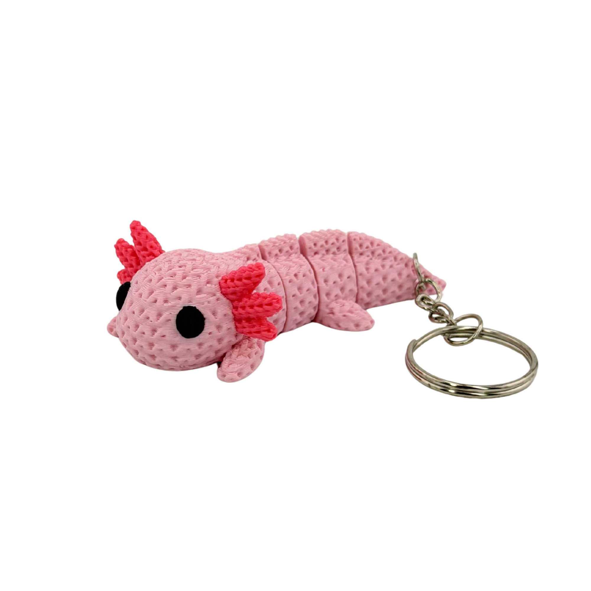 Wiggle Axolotl – beweglicher 3D Schlüsselanhänger