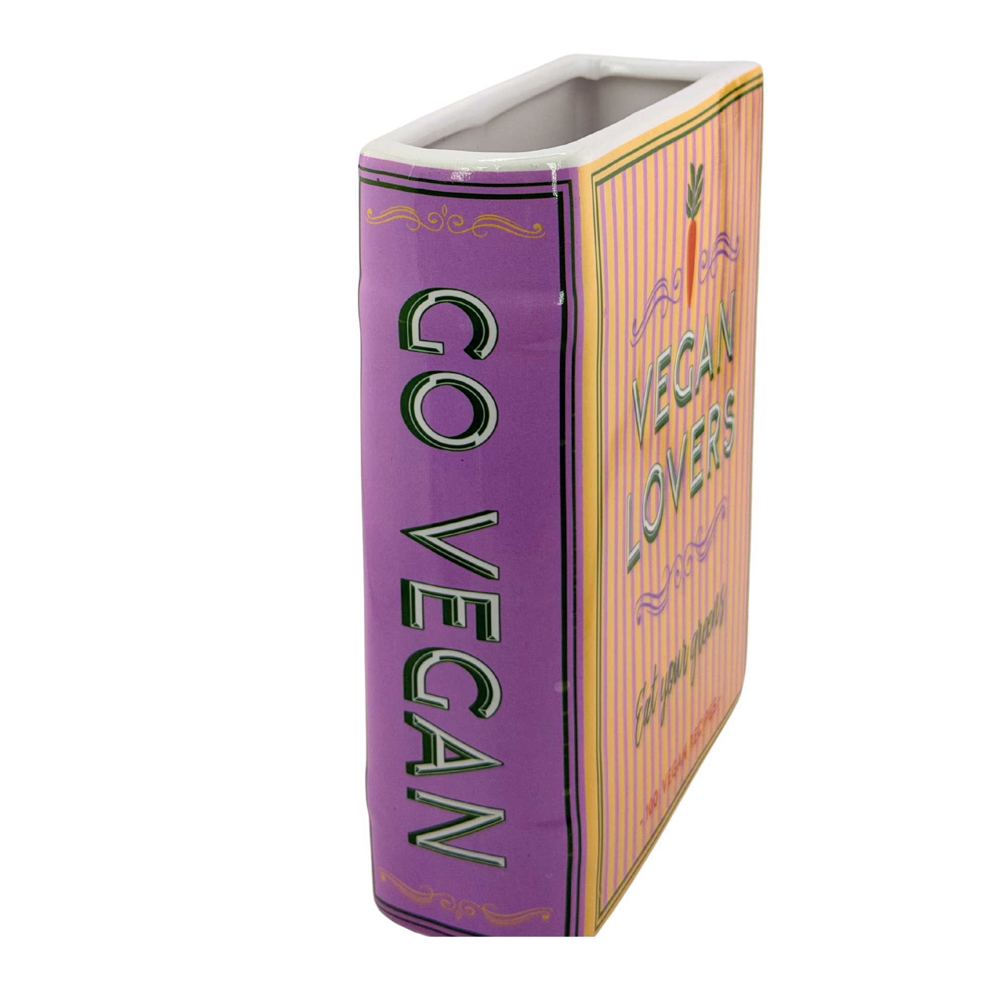 Buch Vase Vegan Lovers