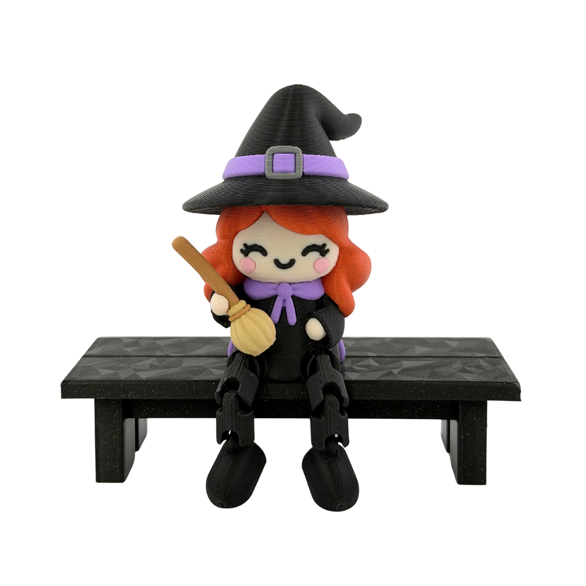 Hexen Männchen Hilda – süße Halloween Hexe