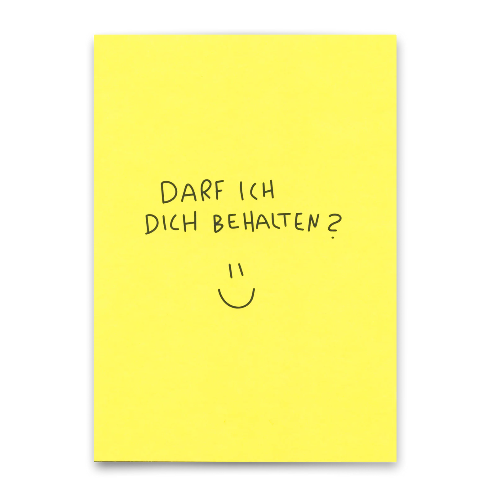 Karte Darf ich dich behalten