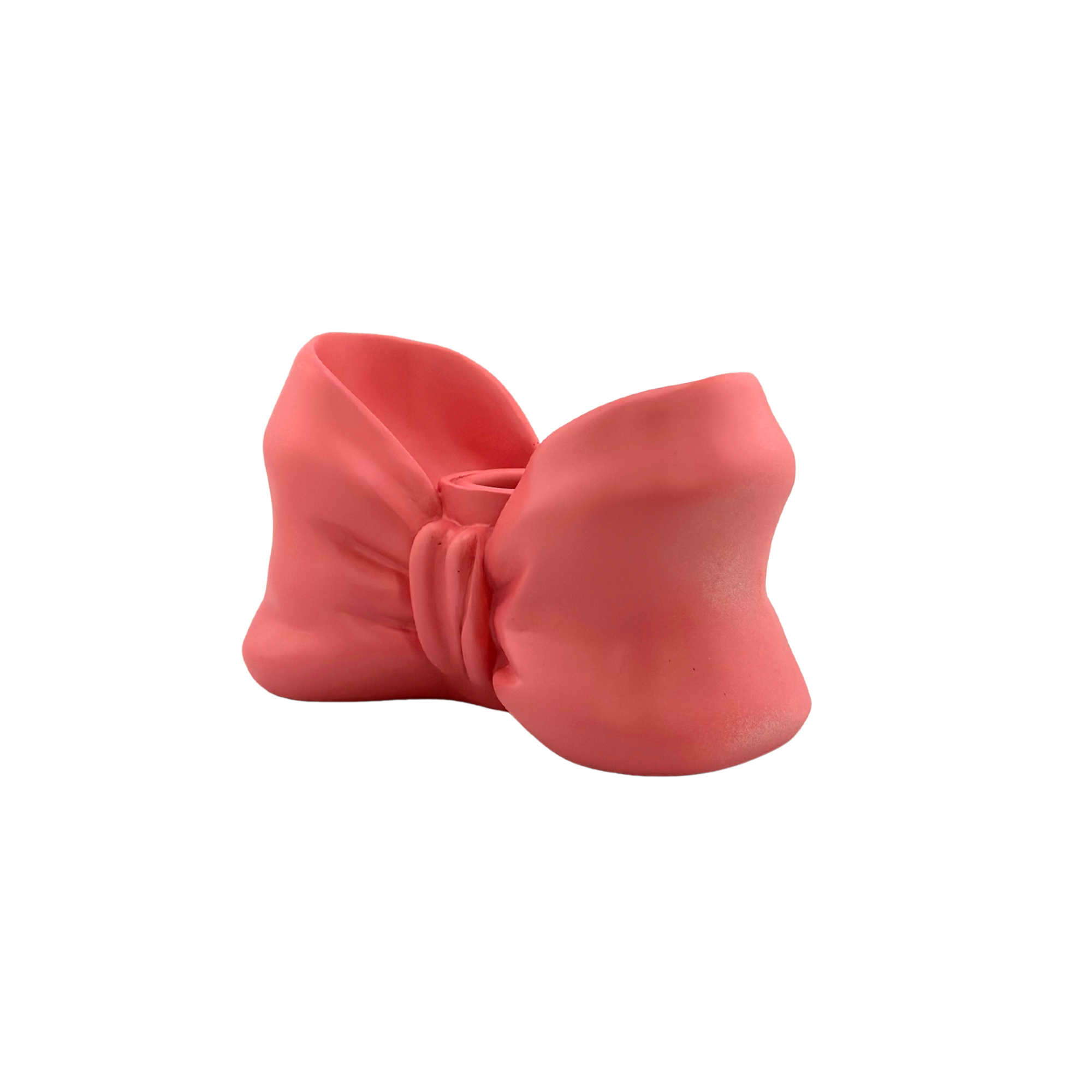 Kerzenhalter Schleife rosa