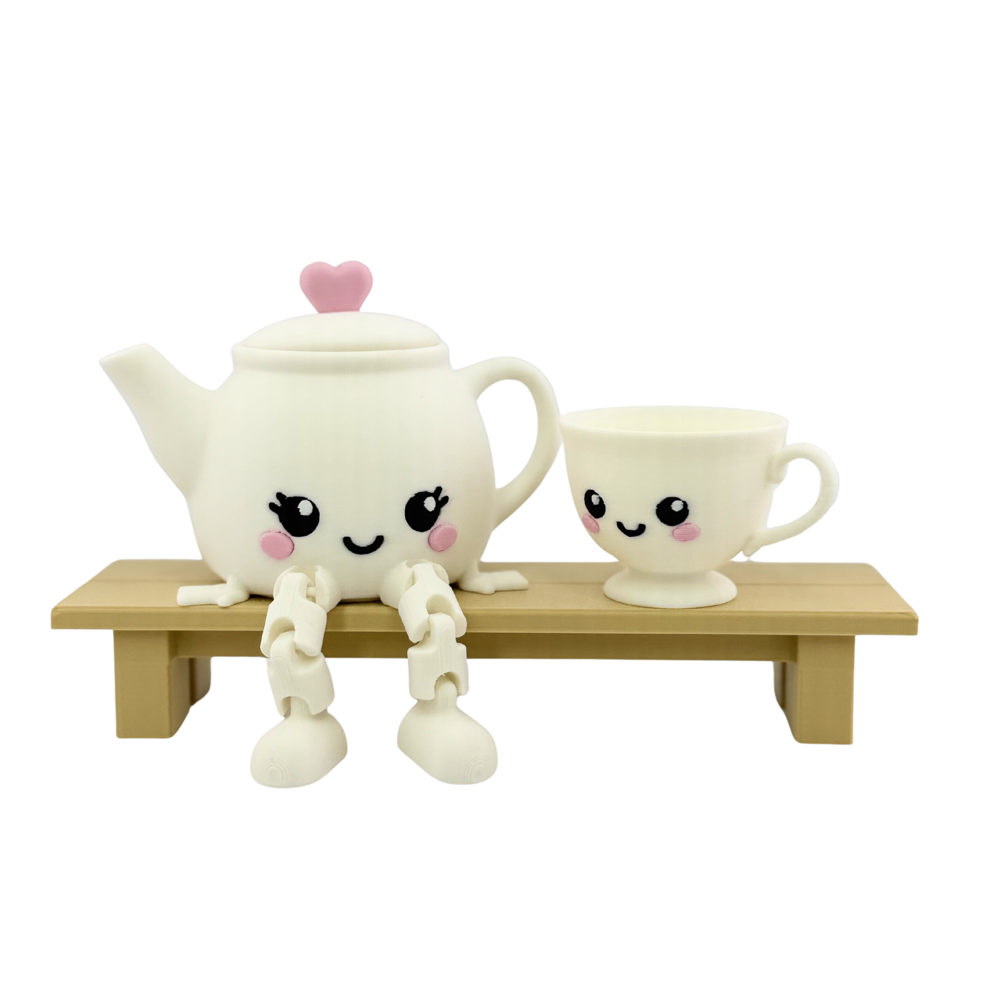 Tea Time Set - Teekanne & Teetasse inkl. Sitzbank