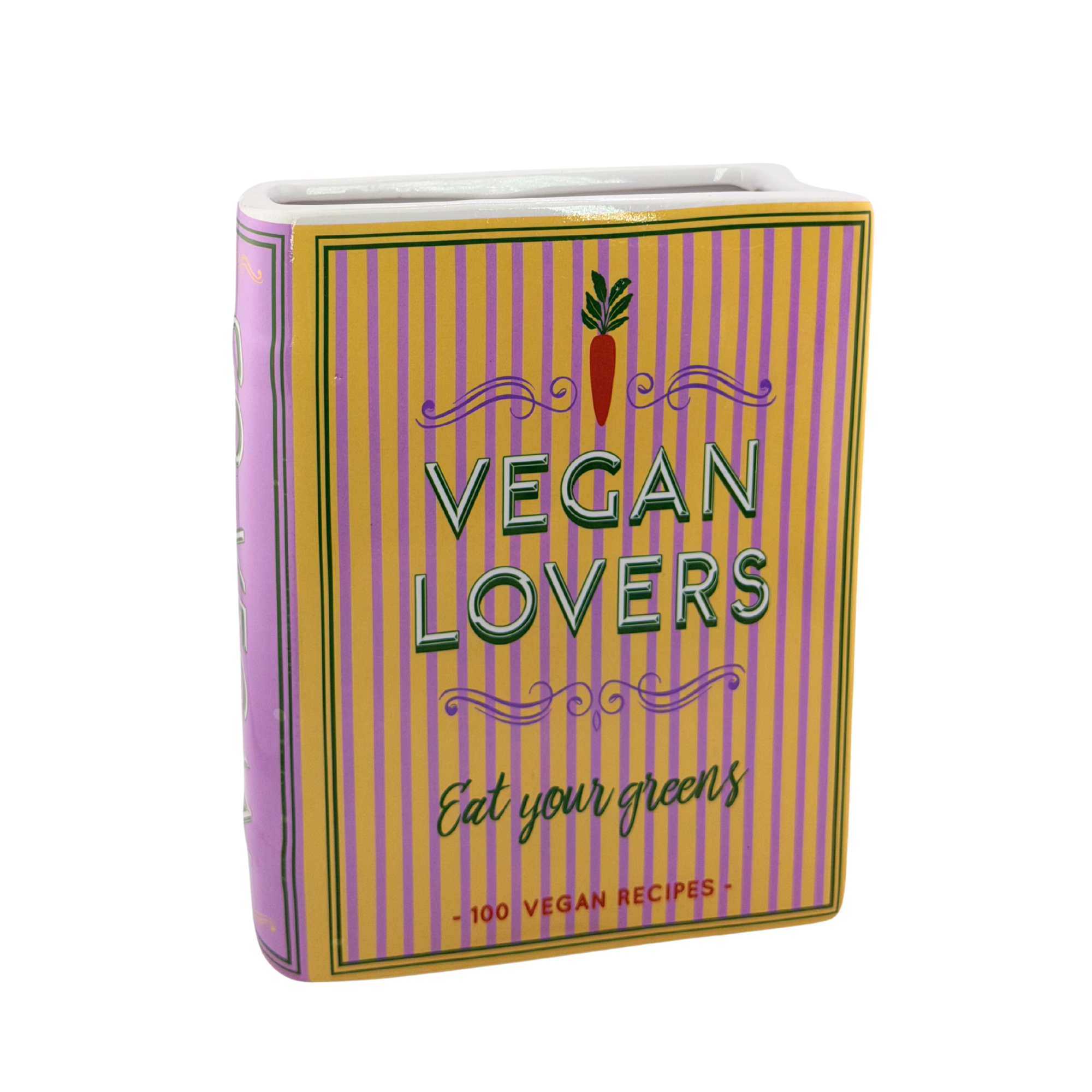 Buch Vase Vegan Lovers