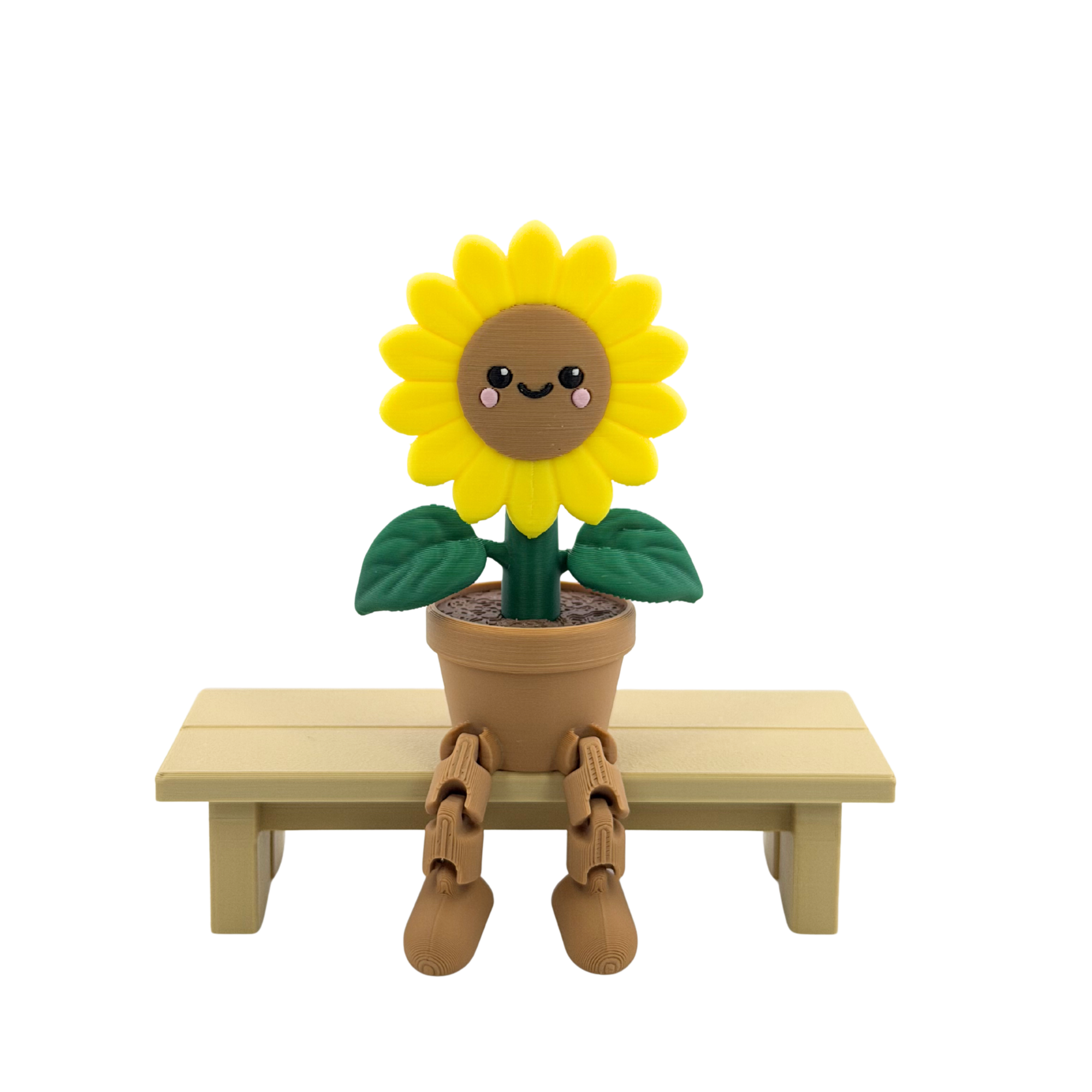 Sonnenblumen Männchen Kantenhocker