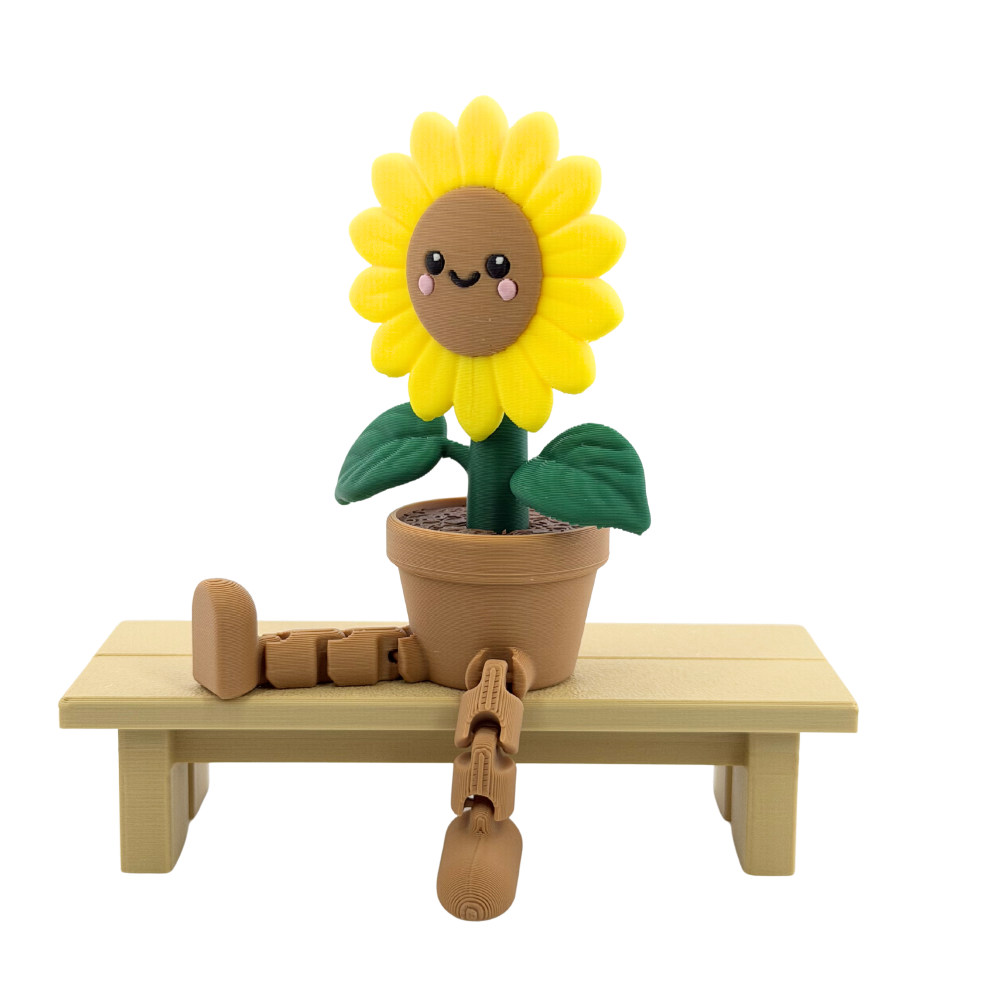 Sonnenblumen Männchen Kantenhocker