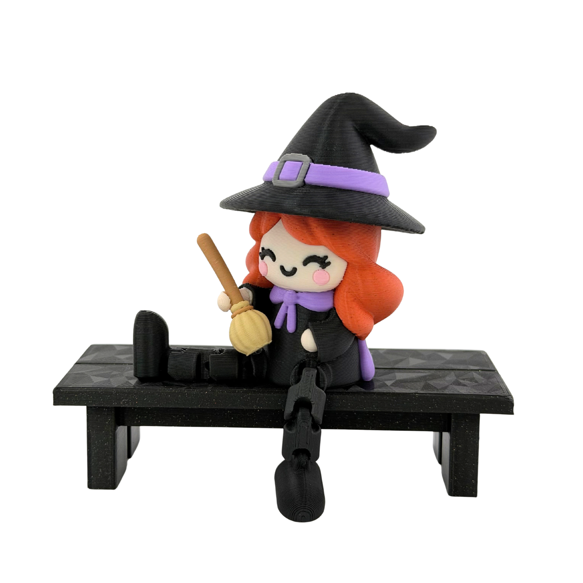 Hexen Männchen Hilda – süße Halloween Hexe