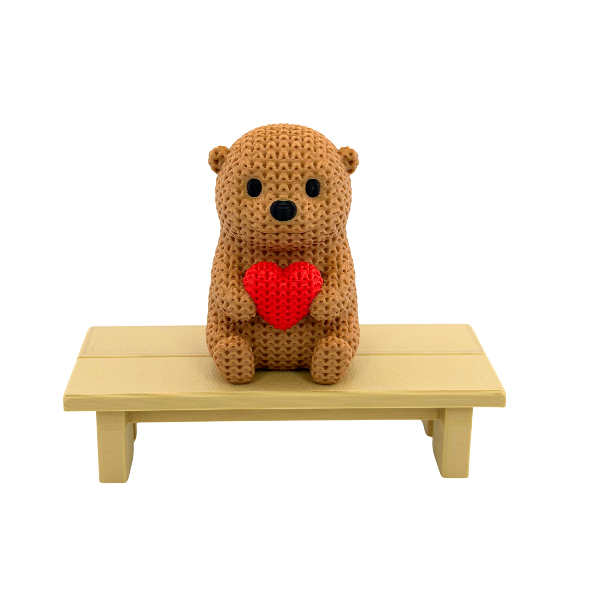 Strick Otter mit Herz