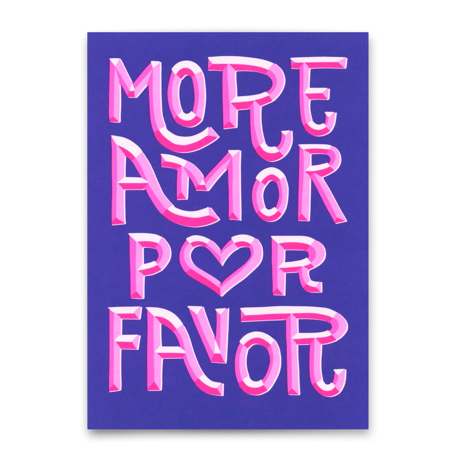 Karte More Amore Por Favor